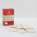 GladRags Natural Organic Undyed Cotton Reusable Pantyliner (3-Pack) - 100% GOTS Certified Organic Menstrual Pad, Washable Pantyl