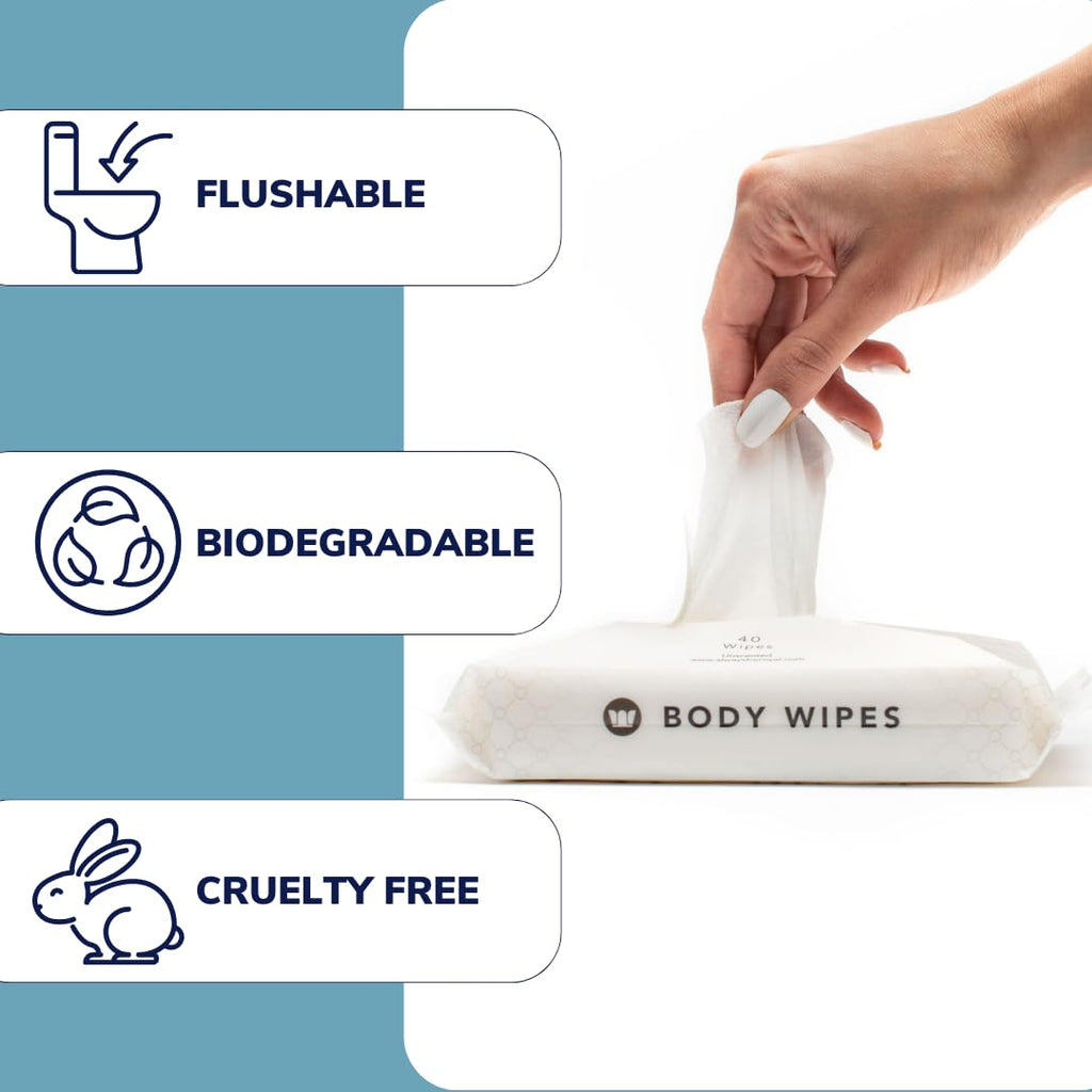 Royal Intimate Cleansing Feminine Wipes for Vaginal Hygiene, Personal Cleansing, Period Care, Sensitive Skin & Odor Removal - Un