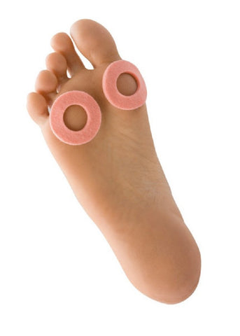 Callus Pads, Ring Shaped 1/8'' Felt, 100 Circle Cushions Per Pack