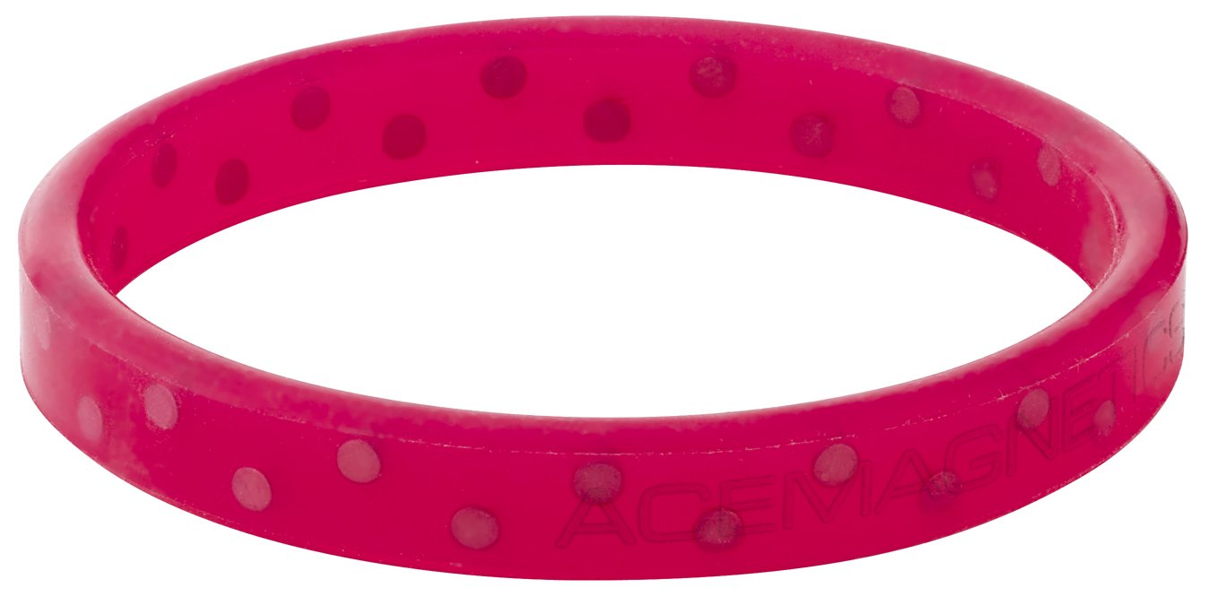 AceMagnetics Rally Band 30 Magnetic Bracelet Performance Series: Red - M