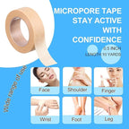 Rose Romee 8 Rolls Nose Tape for Rhinoplasty Shaping, Micropore Tape, Paper Tape Medical, Flexible Surgical Bandages, Self Adhes
