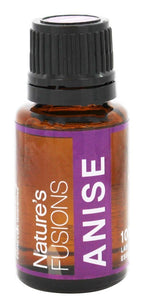 Natures Fusions Anise Essential Oil for Warming - High Potency 100% Pure 15ml
