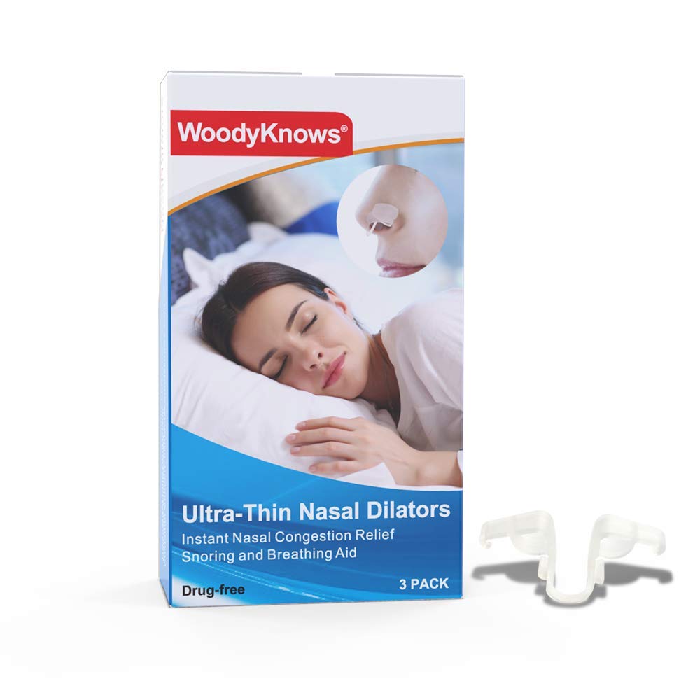 WoodyKnows Ultra-Thin Nasal Dilators (L 3 Pack)