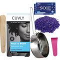 Cuvly Brazilian Stripless Painless Hair Removal Wax For Men & Women| Quick & Easy Tan Removal Waxing For Face, Armpit & Bikini A