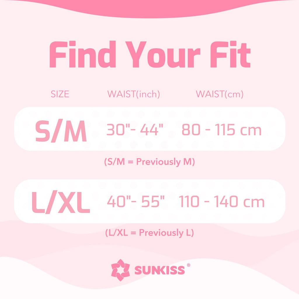 SUNKISS Masterpiece Adult Diapers with Tabs, Unisex Disposable Incontinence Briefs for Women and Men, Odor Control, Pink, Small/