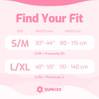 SUNKISS Masterpiece Adult Diapers with Tabs, Unisex Disposable Incontinence Briefs for Women and Men, Odor Control, Pink, Small/