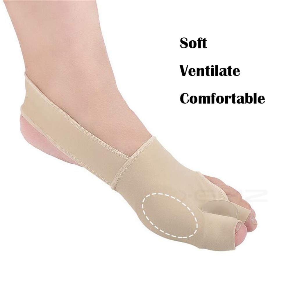 Bunion Corrector, Double Toe Separators, Relieve Toe Friction Bunion Pain, Ball of Foot Cushion Toe Spacers Straightener Splint,