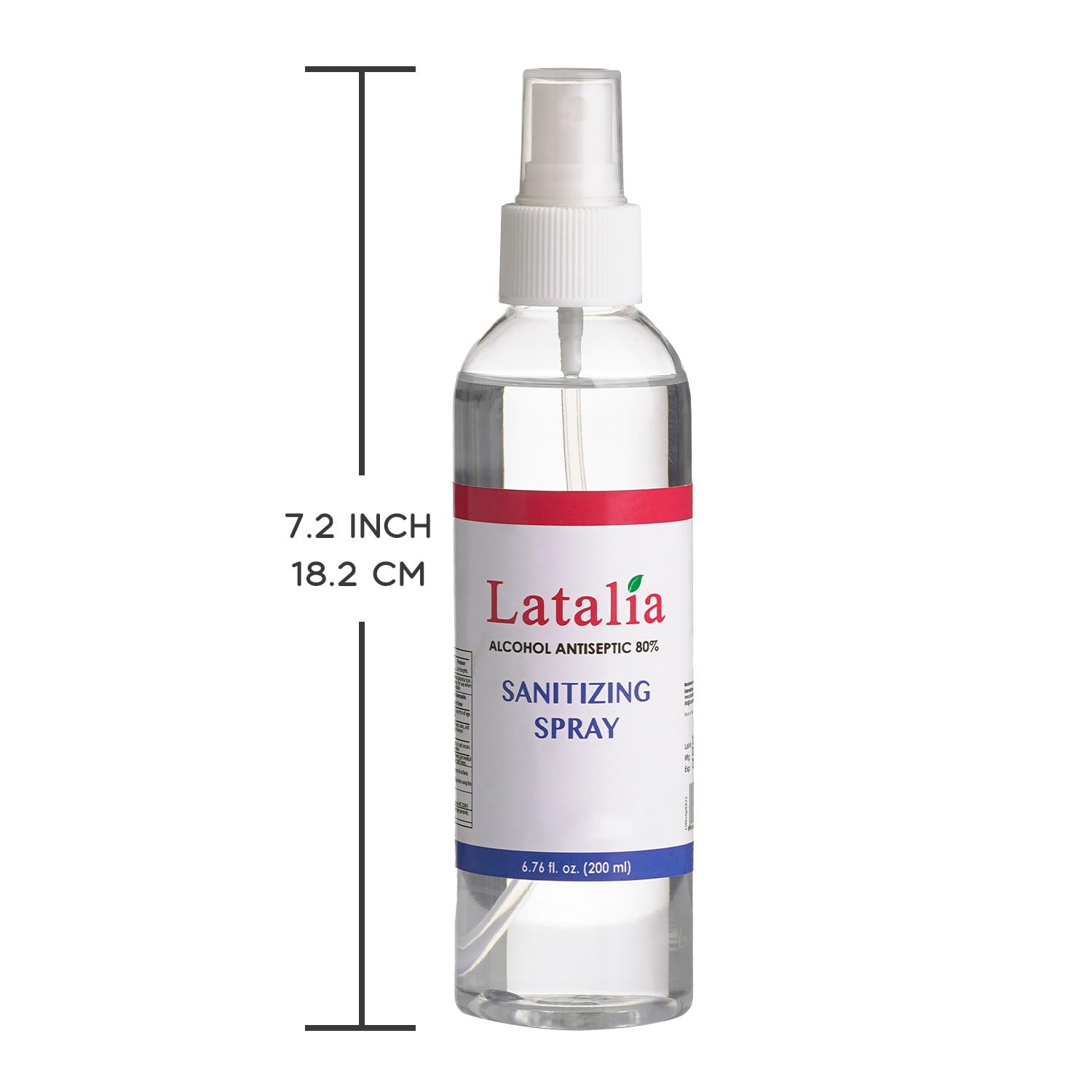 Latalia Hand Sanitizer Spray - Pack of 24 Unscented Spray Hand Sanitizer for Hands (6.67 Fl oz)