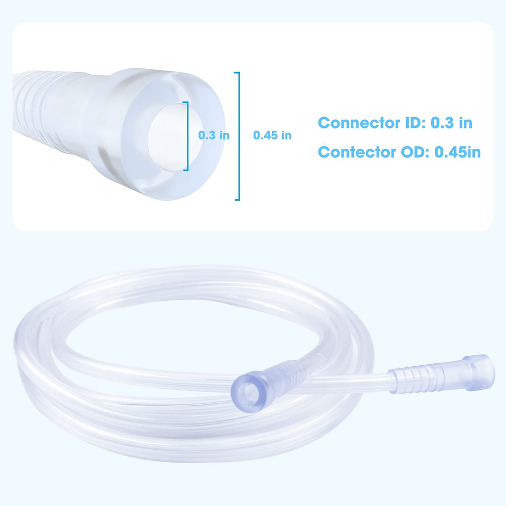 2 Pack Nebulizer Tubing and Mouthpiece Set, Nebulizer Mask Accessories Full Replacement for Adult