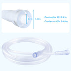 2 Pack Nebulizer Tubing and Mouthpiece Set, Nebulizer Mask Accessories Full Replacement for Adult