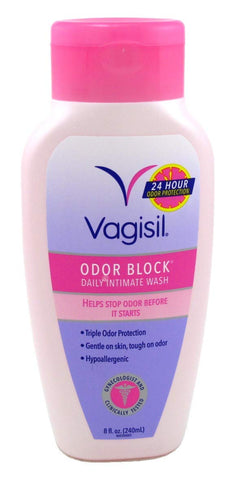 Vagisil Daily Intimate Wash Odor Block 8 Ounce (Pack of 6)