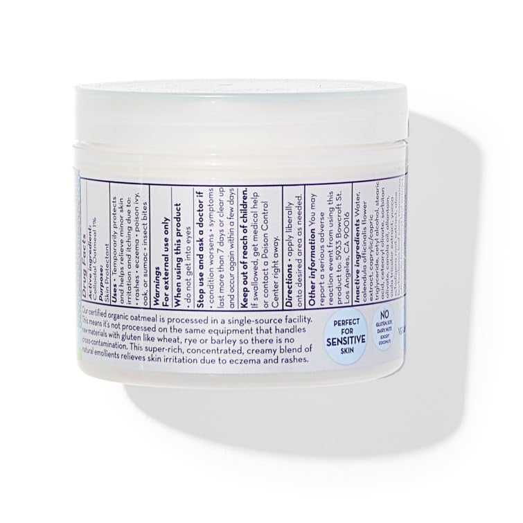 California Baby Eczema Cream | Steroid-Free Eczema Treatment | Colloidal Oatmeal + Aloe Vera | Soothing Eczema Lotion For Kids +