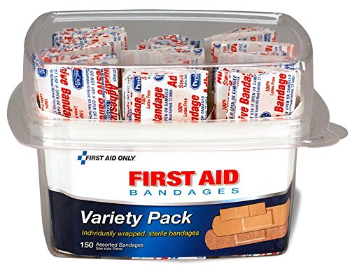 PhysiciansCare by First Aid Only First Aid Bandages, Assorted, 150 Pieces
