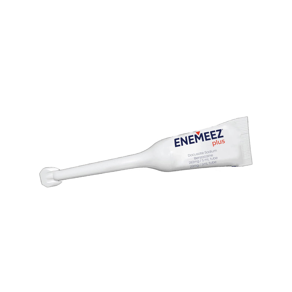 Enemeez Enema for Constipation Fast Acting Relief, 283mg Docusate Sodium, 20mg Benzocaine Enema, 30 Count, Effective for Constip