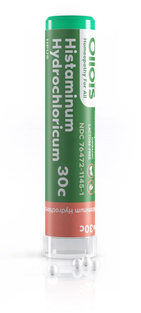 OLLOIS Histaminum Hydrochloricum 30c, Organic, Lactose-Free Homeopathic Medicine, 80 Pellets (Pack of 1)