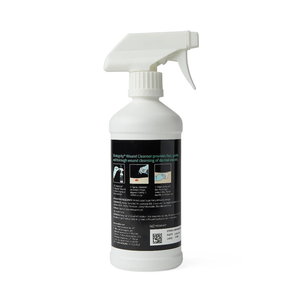 Medline Skintegrity Wound Cleanser, 16-Ounce Bottle with Trigger Sprayer, 1 EACH