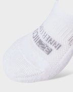 32 DEGREEES Women's 6 Pack Comfort No Show Socks | Anti-Odor | Heel Grips | Arch Support | Active | Casual | Work, White, Large