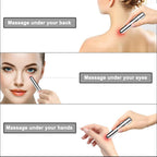Opertam Cordless Handheld Mini Massager for Face, Finger, Neck, Shoulder, Electric Back Massage, Massage Stick Tool for Relaxion