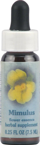 Flower Essence Services Supplement Dropper, Mimulus, 0.25 Ounce