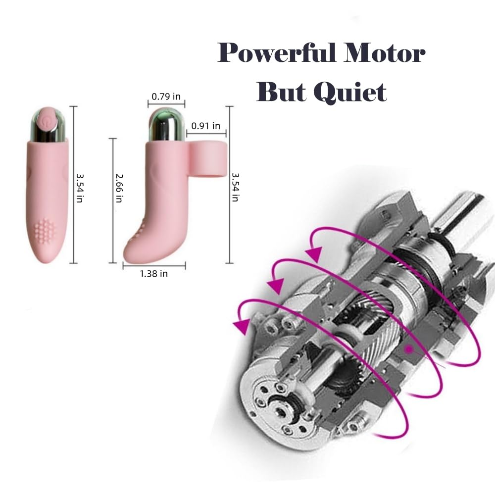 Finger Massage, 10 Vibrations, Waterproof, Rechargeable SDG32FS