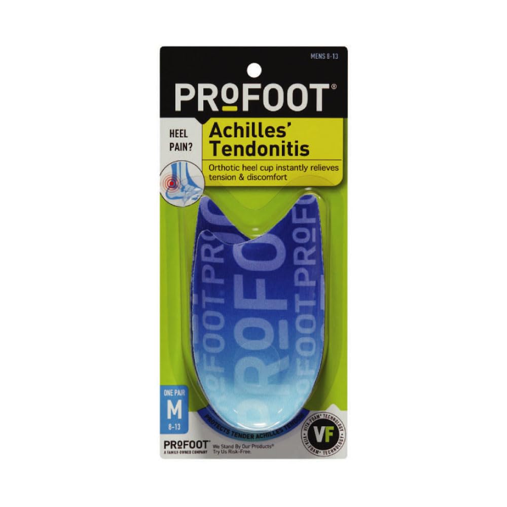 ProFoot Achilles Tendonitis Mens Orthotic Heel Cup, 1 ea
