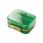 Small Travel Pill Organizer, 7 Compartments Pill Box, 1 Pack Daily Portable Pill Case to Hold Vitamins, Small Pill Container for