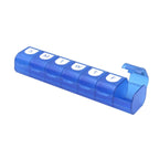 EZY DOSE Weekly (7-Day) Pill Case, Medicine Planner, Vitamin Organizer, X-Large Compartments, Easy Fill All Compartments at Once