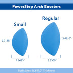 Powerstep unisex adult Boosters Arch Support, Blue, Regular US