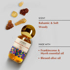 Frankincense & Myrrh Anointing Oil 9ml (0.3 fl oz.)| Blessings from The Holy Lands | Blessed Olive Oil from Jerusalem with Bibli