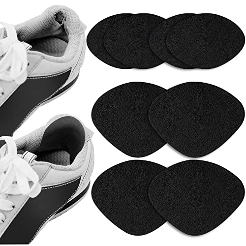 Shoe Heel Repair, 4 Pairs Self-Adhesive Inside Shoe Patches for Holes, Shoe Hole Repair Patch Kit for Sneaker, Leather Shoes, Hi