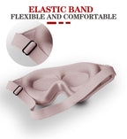 Sleep Mask, 3D Deep Contoured Eye Covers for Sleeping, 99% Block Out Light Eye Mask, Zero Eye Pressure Cup Blindfold for Men Wom