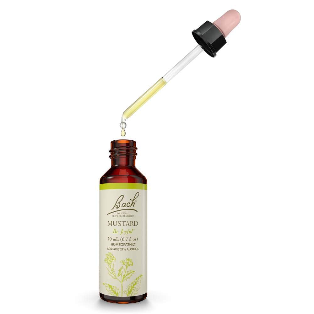 Bach, Bach Original Flower Remedies Mustard, 0.68 Fl Oz