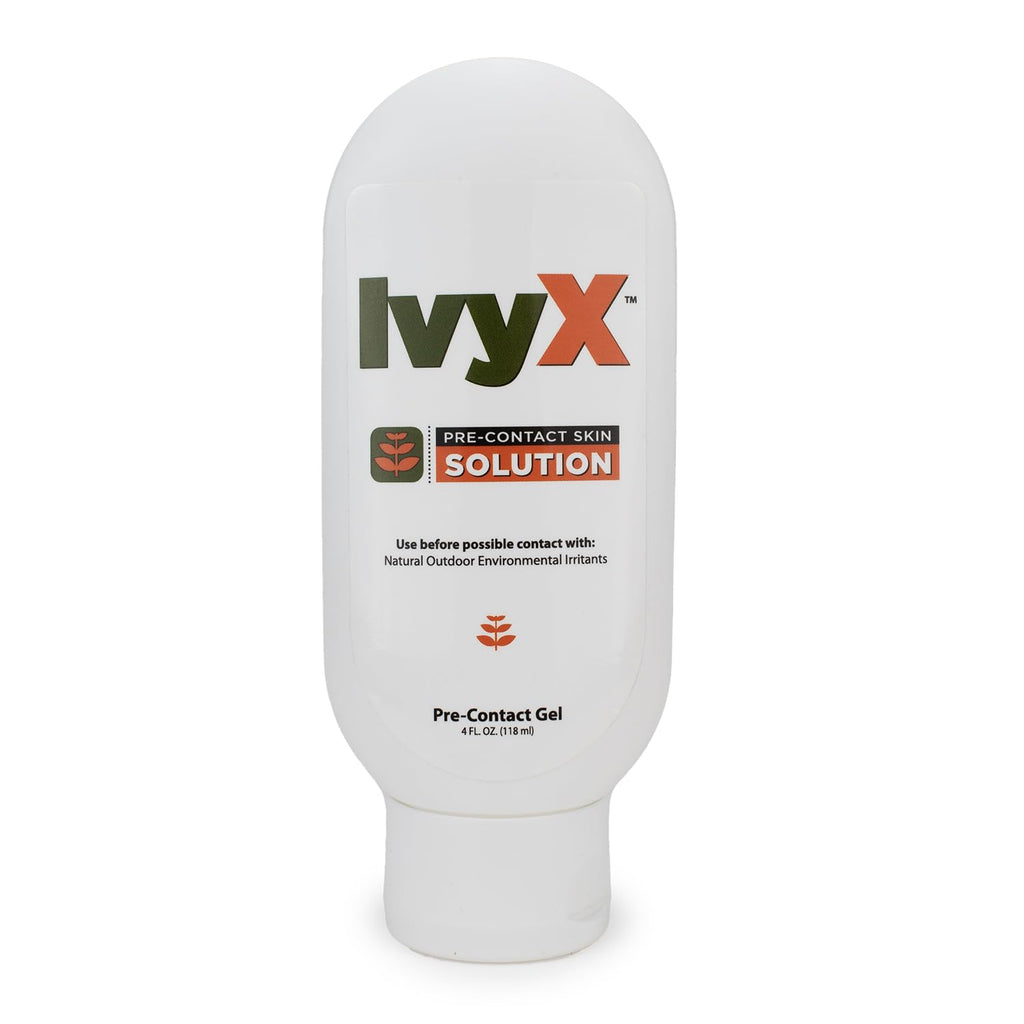 CoreTex Ivy X Pre-Contact Poison Ivy Protection Gel - 4oz Tottle of USA-Made Barrier Gel to Help Prevent Itchy Rashes - Also Wor