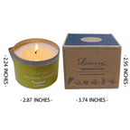 Massage Candle for Body Treatment-Jojoba Oil Infused Nourishing Lotion Candle Gift 6.35OZ (Frangipani Scent)
