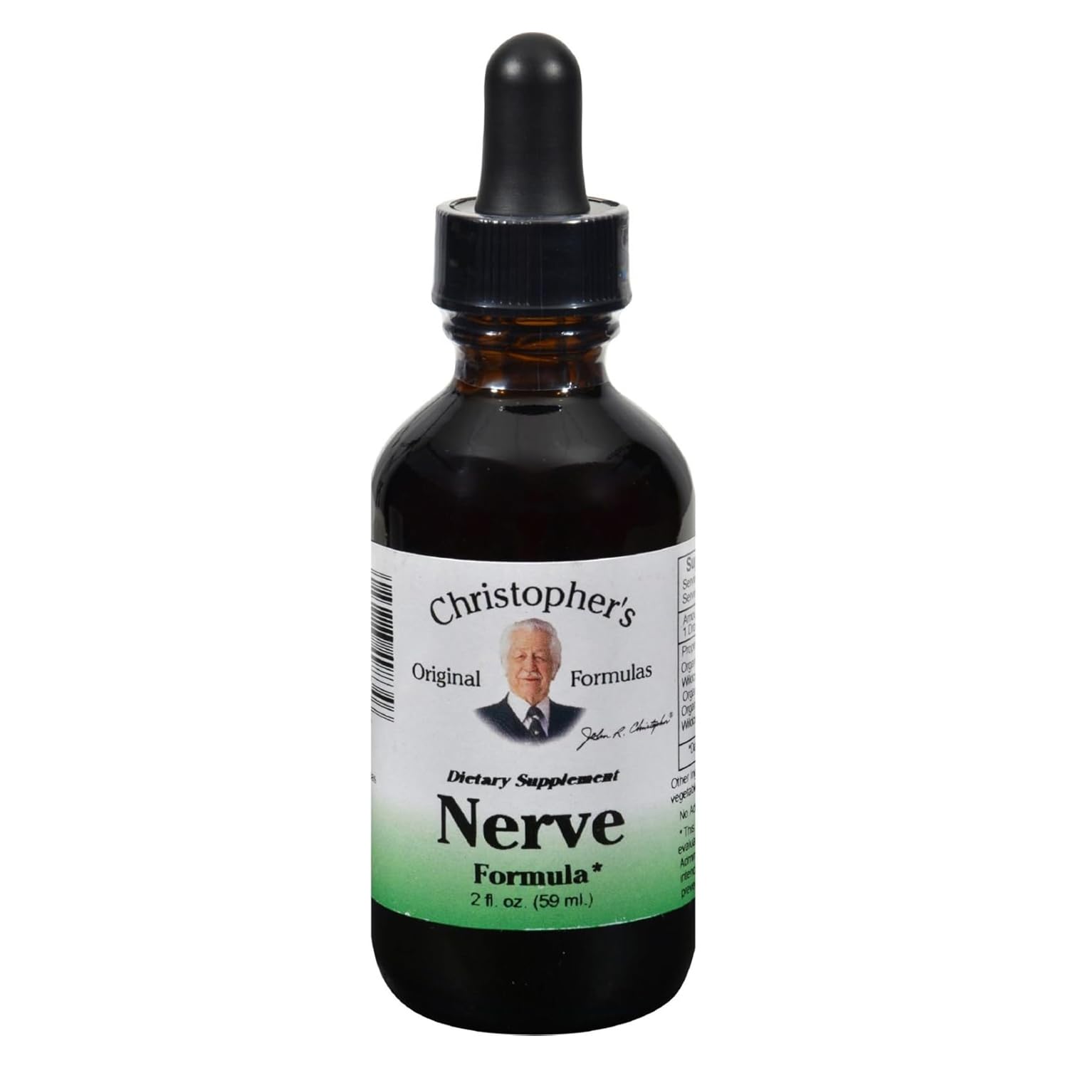 Christopher s Original Formulas Nerve Formula B&B Glycerite, Natural Nerve Support, 2 oz