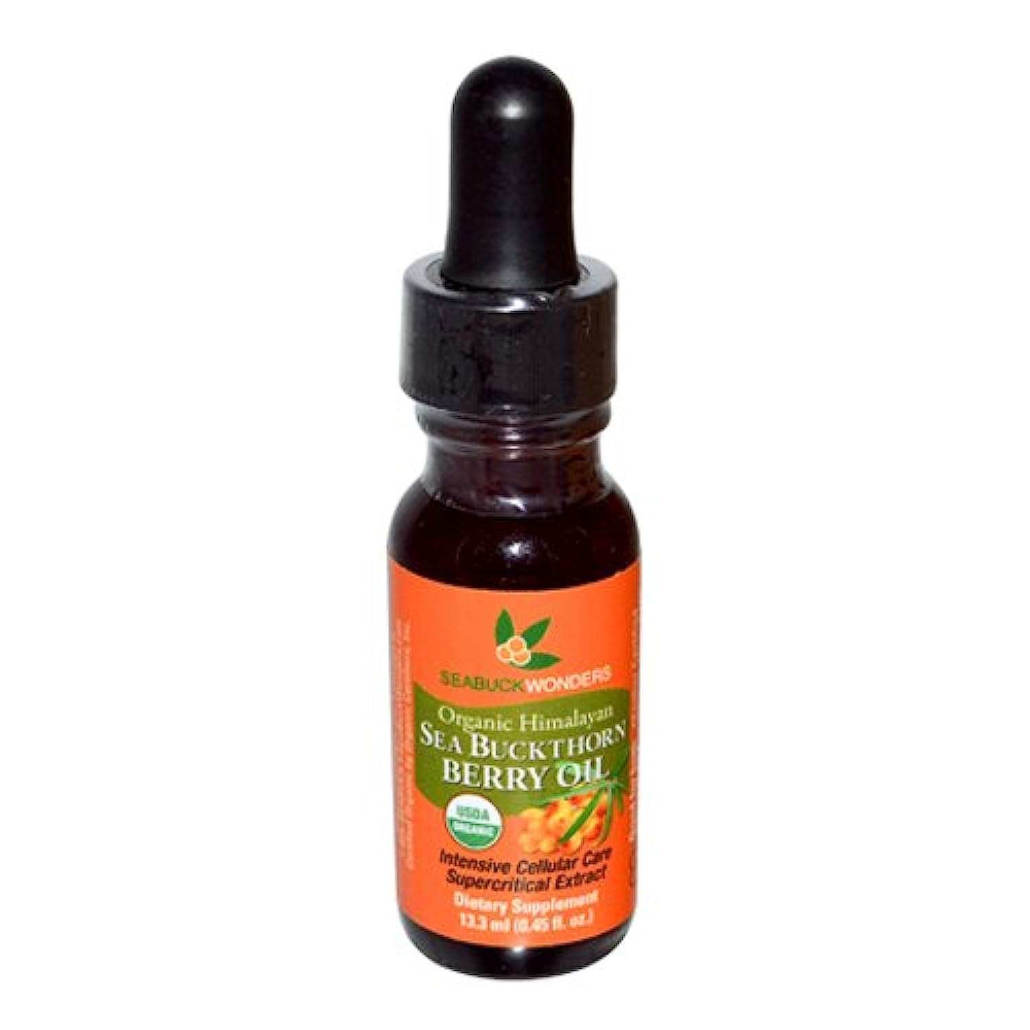 Seabuck Wonders Sea Buckthorn Organic Bry Oil, 0.45 Fluid Ounce