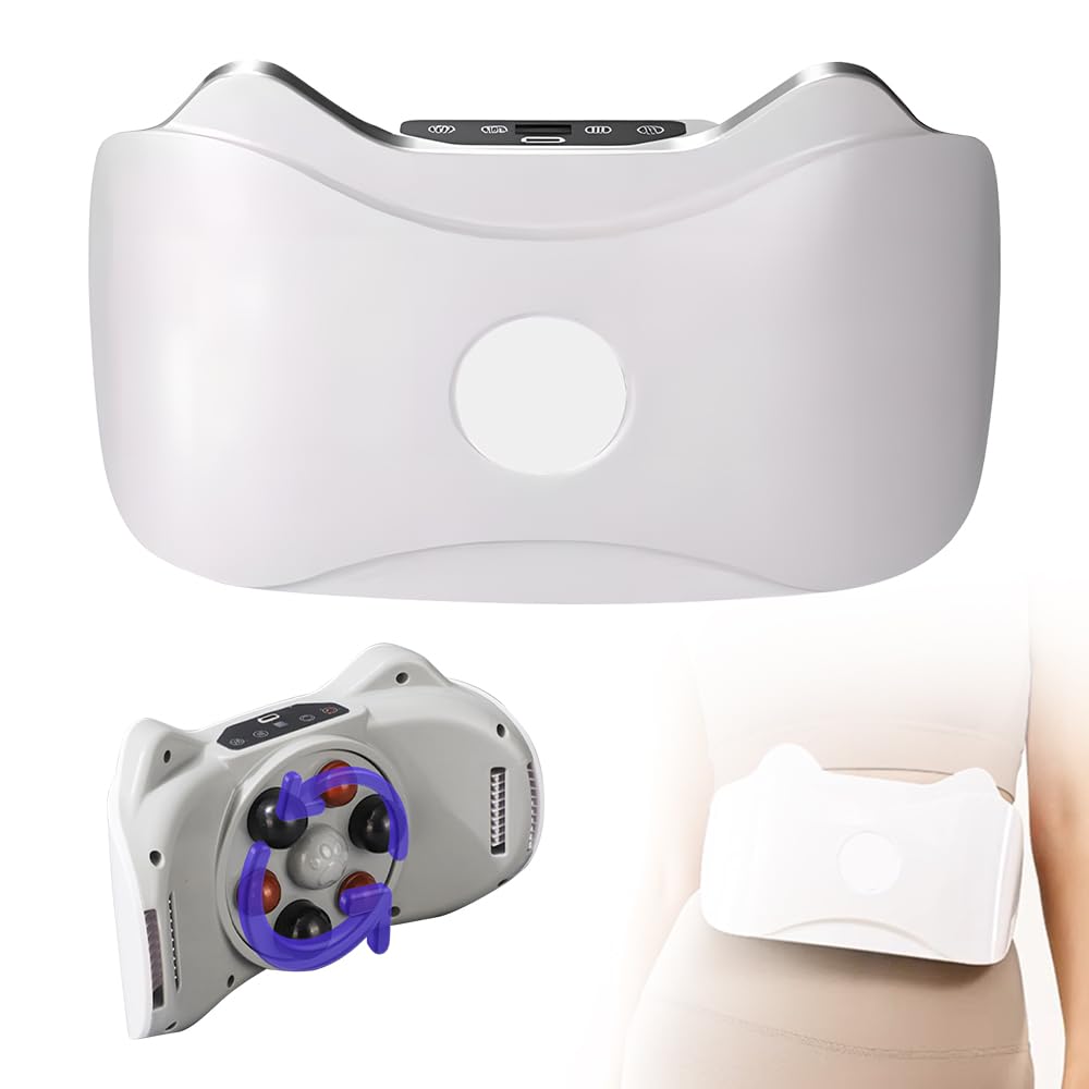 Electric Wireless Abdominal Massager for Fat Burning and Digestion with 3 Massage Modes, 2025 New Portable Massager for Improvin
