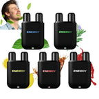 LAMUSELAND Essential Oil Nasal Inhaler, Pure and Organic Peppermint 6 Flavors Dual Nasal Stick Energy Bar for Sinus & Congestion