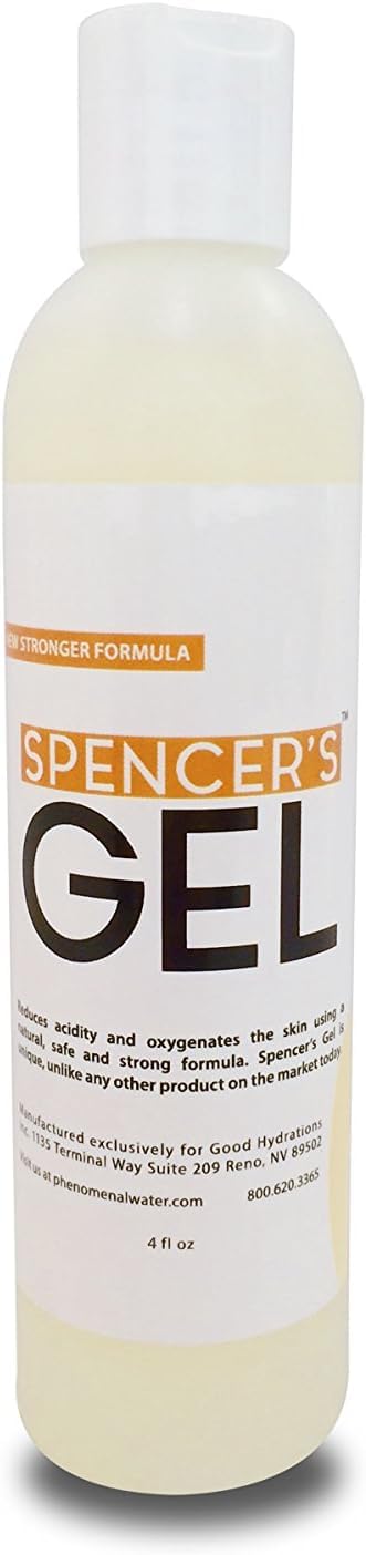 Spencers Gel Alkaline Formula (4 oz) - lab-Certified to Kill Staph aureus on Skin Contact