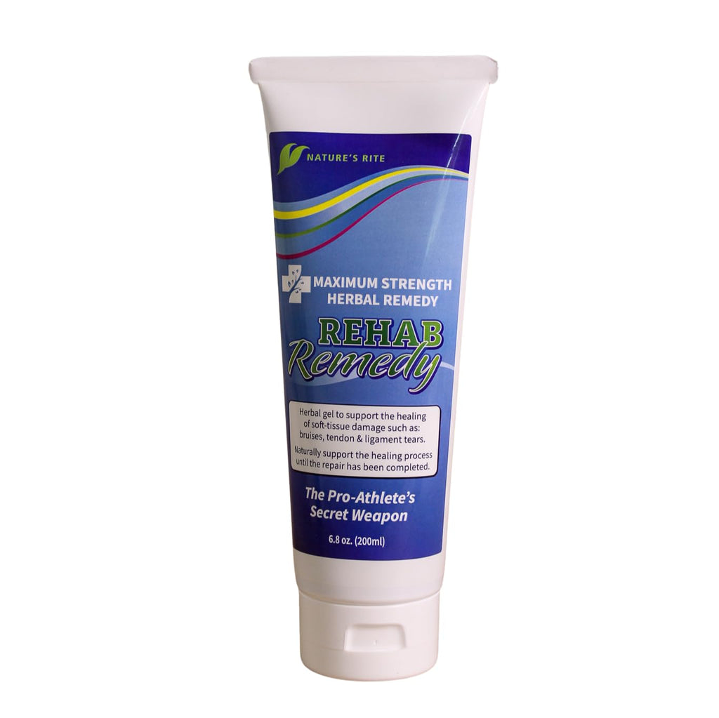 Natures Rite Rehab Remedy Gel, 6.8 OZ (200ML), Soothing, Fast Acting, Non-Greasy Muscle Relief with Natural Ingredients