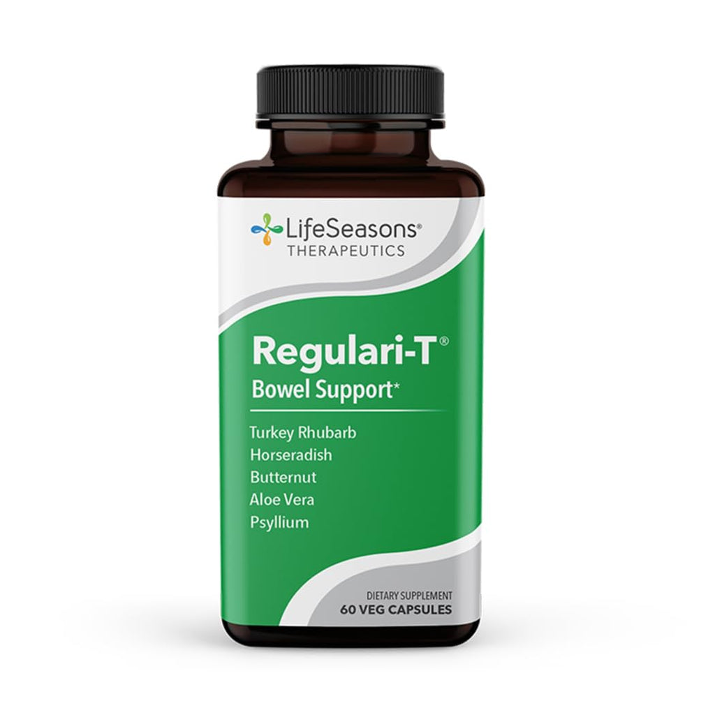 LifeSeasons - Regulari-T - Bowel Support - Constipation Relief Supplement - Natural Laxative - Maintain Healthy Colon Regulation