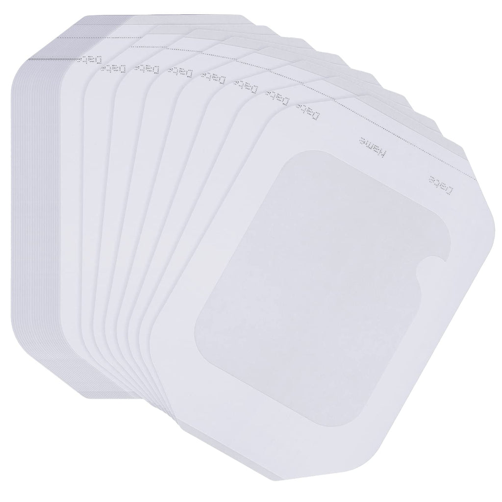 50 Pieces Transparent Film Dressing Essentials Picture Frame Style with Label Waterproof Wound Bandage Shower Waterproof Patch A