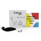 Flare Calmer Kids - Ear Plugs Alternative - Reduce Annoying Noises Without Blocking Sound - Soft Reusable Silicone - Translucent