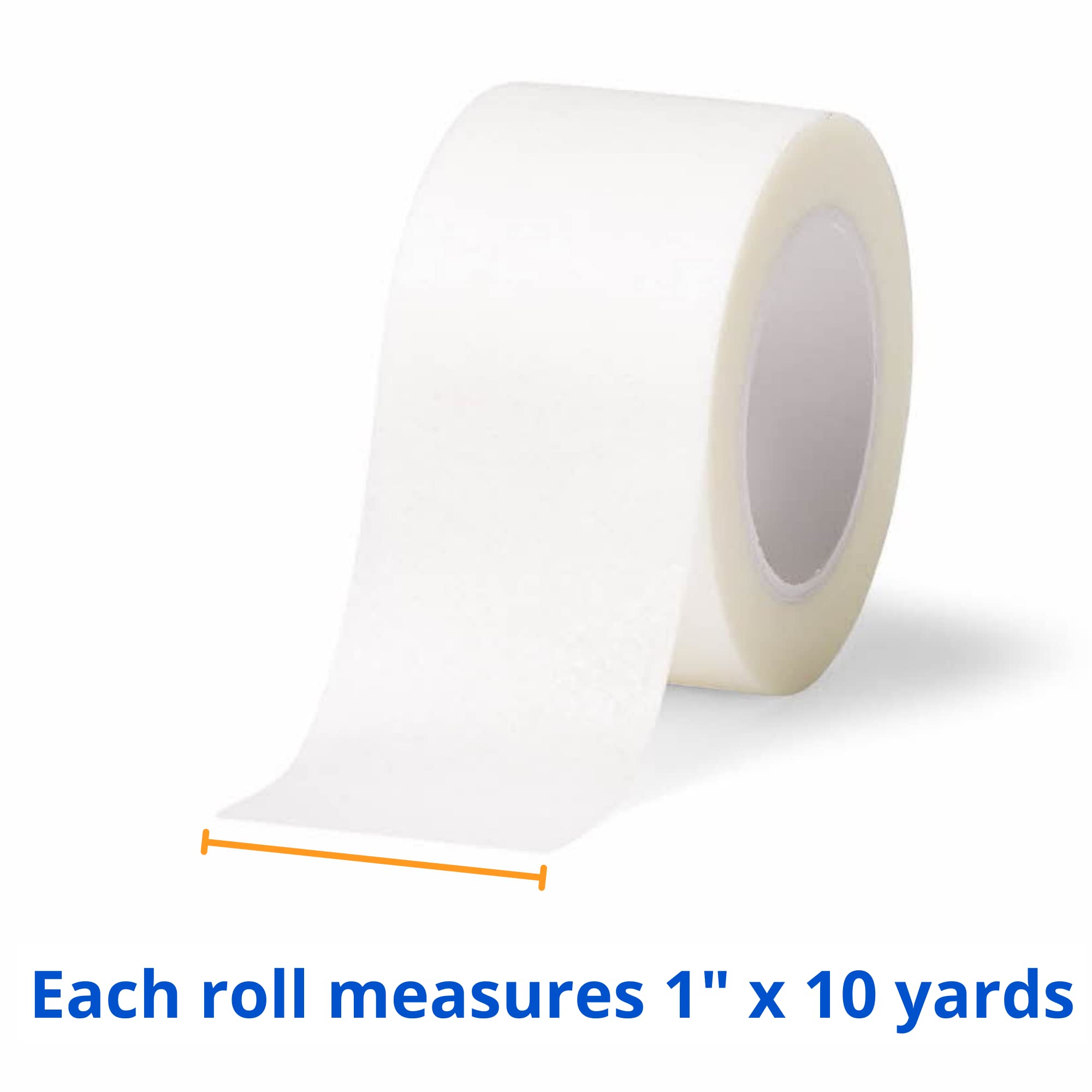 Medline Essentials Paper Medical Tape, 1 Inch x 10 Yards per Roll, Box of 12