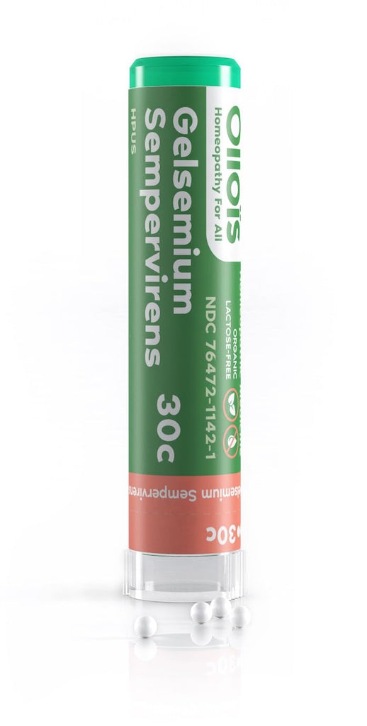 OLLOIS Gelsemium Sempervirens 30c, Organic, Lactose-Free Homeopathic, 80 Pellets (Pack of 1)