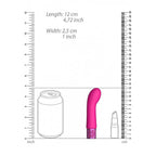 Royal Gems Bijou Curved Bullet Vibr Pink ROY007PNK