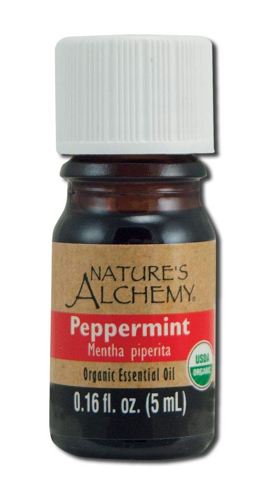 Natures Alchemy Organic Essential Oil Peppermint, 0.17 fl oz