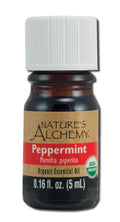 Natures Alchemy Organic Essential Oil Peppermint, 0.17 fl oz