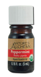 Natures Alchemy Organic Essential Oil Peppermint, 0.17 fl oz