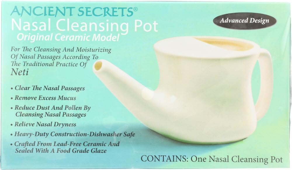 Ancient Secrets Nasal Cleansing Pot Salt - 3 per case.